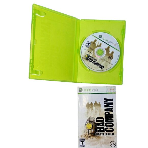 Battlefield: Bad Company (Microsoft Xbox 360, 2008) Tested With Manual - Picture 3 of 4